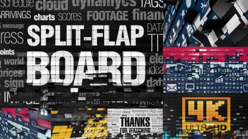 Videohive - Split-Flap Board