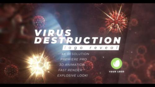 Videohive - Virus Destruction Logo Reveal