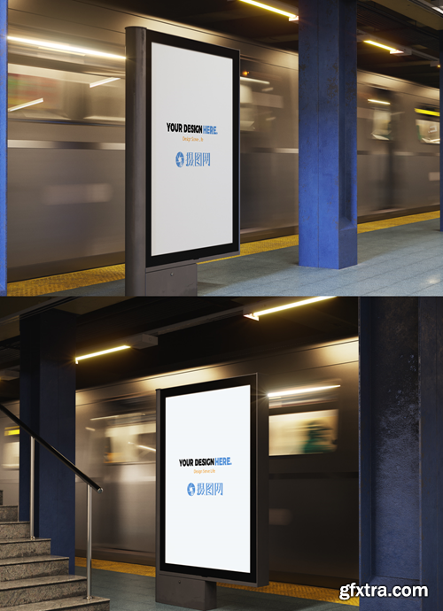 outdoor advertising mockup