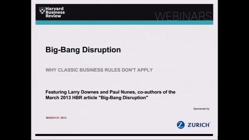 Oreilly - Big-Bang Disruption: Why Classic Business Rules Don't Apply - 2363646223001