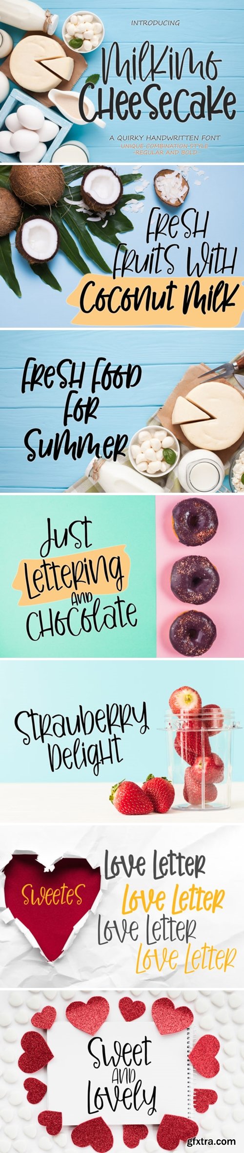 Milkimo Cheesecake Font