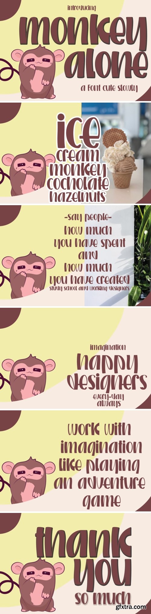 Monkey Alone Font