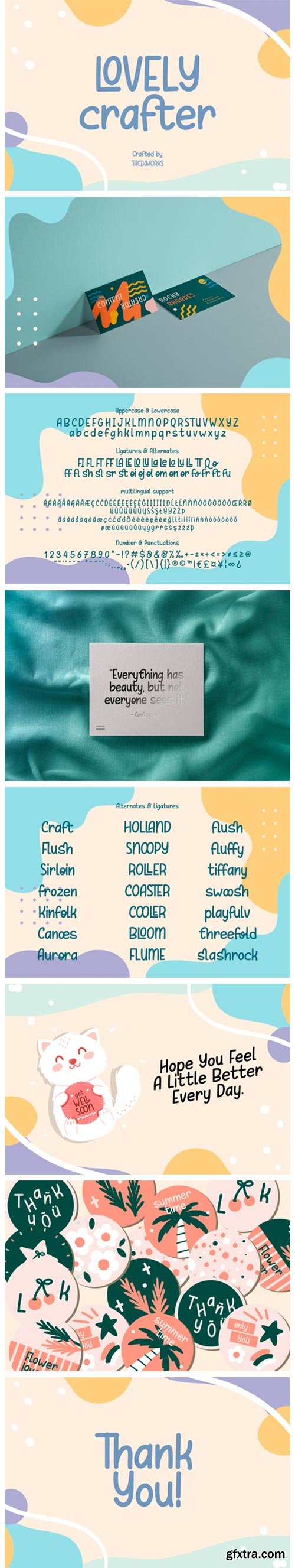 Lovely Crafter Font