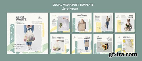 Zero waste social media post template