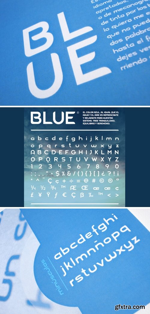 Blue Font