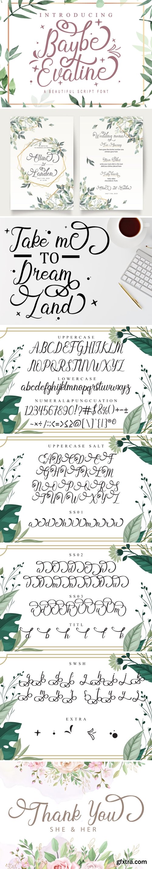 Baybe Evaline Font