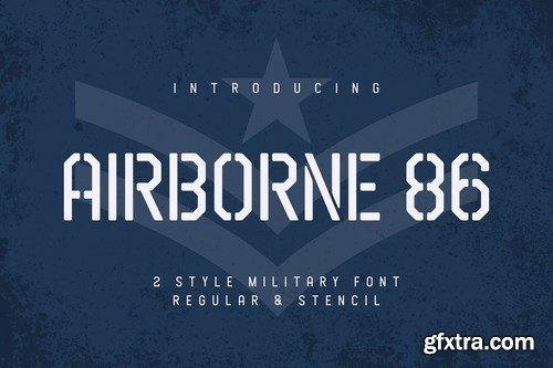 Airborne 86 - Military Font