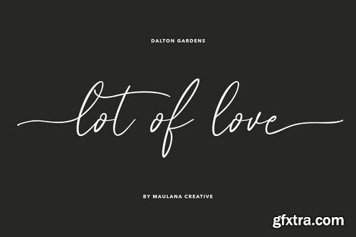 Dalton Gardens - Script Font