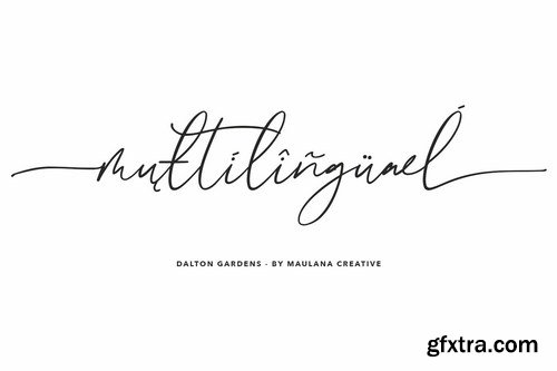 Dalton Gardens - Script Font