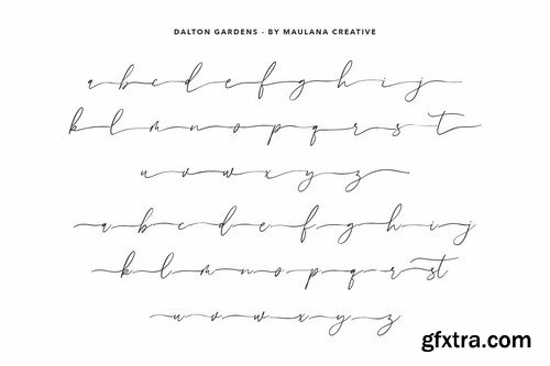 Dalton Gardens - Script Font