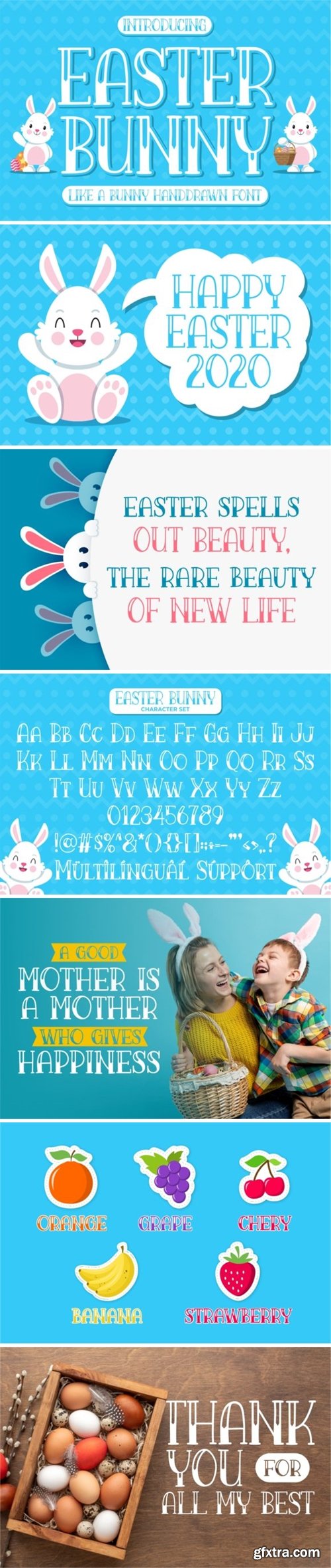 Easter Bunny Font