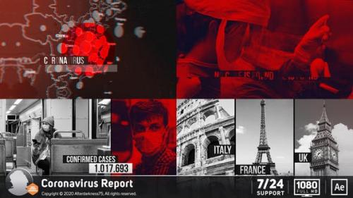 Videohive - Corona Virus News Report