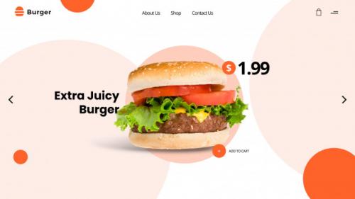 Burger Hero Banner Template Premium PSD