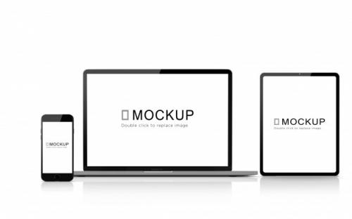 Digital Devices Pack Mockup Premium PSD