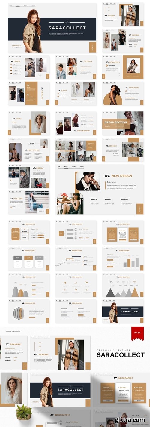 Saracollect Powerpoint, Keynote and Google Slides Templates