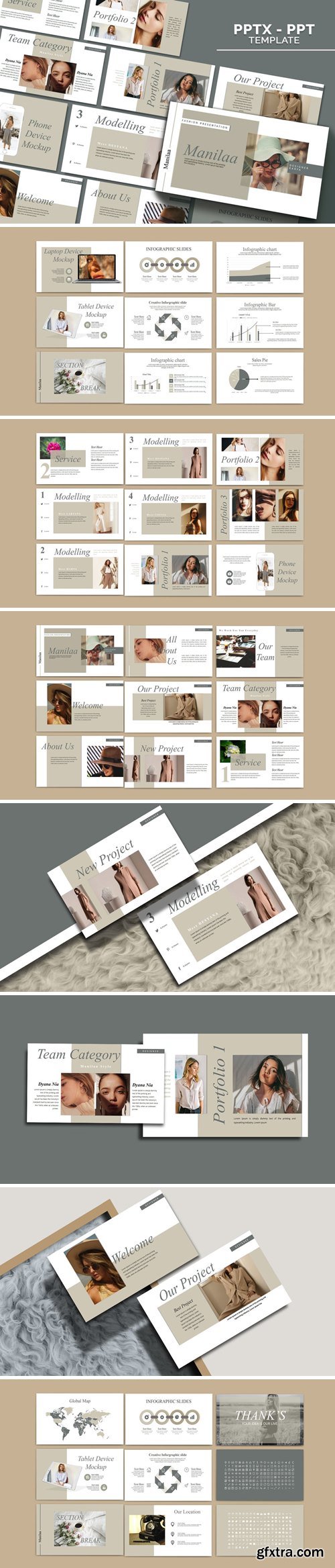 MANILA - Fashion Powerpoint Template