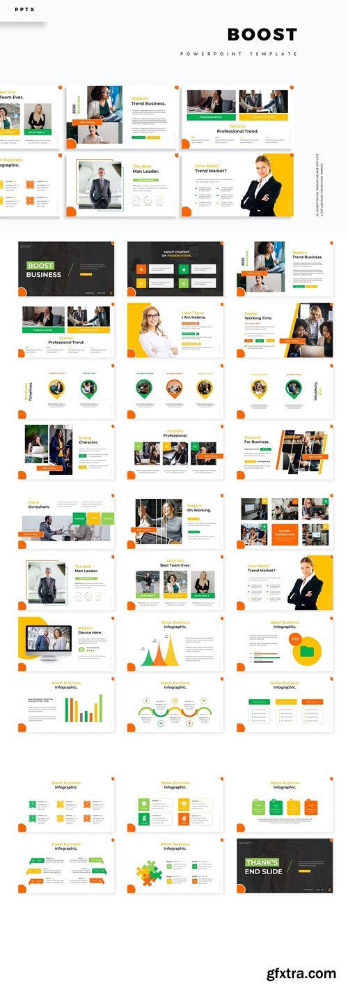 Boost Powerpoint, Keynote and Google Slides Templates