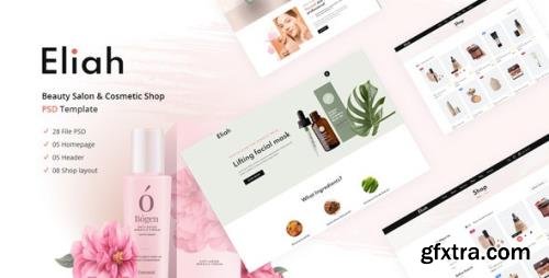 ThemeForest - Eliah v1.0 - Beauty Salon & Cosmetic Shop PSD Template - 26373157