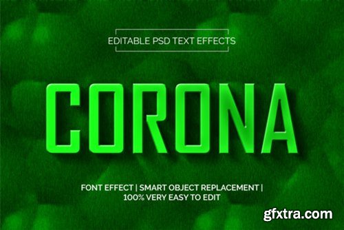 Corona Text Effects Style Premium