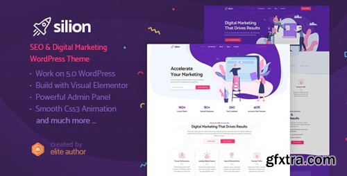 ThemeForest - Silion v1.0 - Digital Marketing WordPress Theme - 26307410