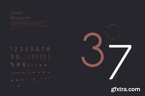 CM - Quint Uppercase Font 4821373