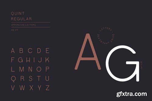 CM - Quint Uppercase Font 4821373