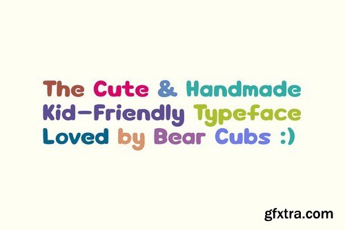 CM - HollaBear - Cute &amp; Playful Kids Font 4818017