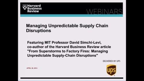 Oreilly - Managing Unpredictable Supply Chain Disruptions - 3642621703001