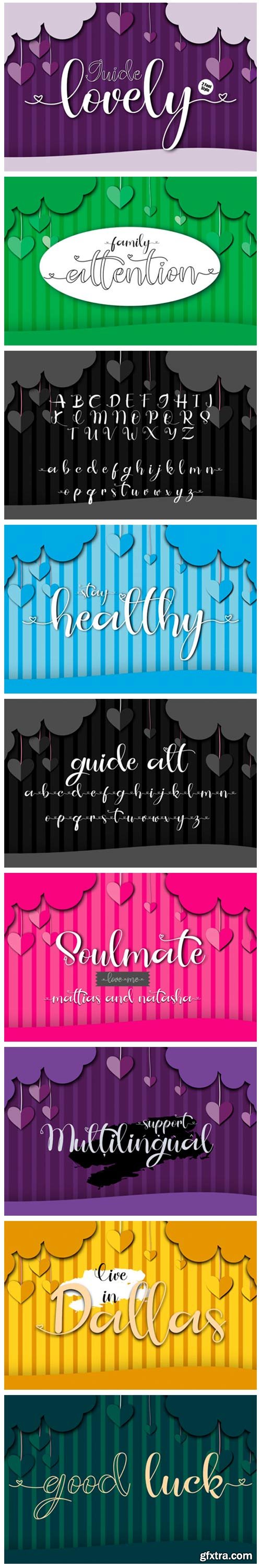 Guide Lovely Font