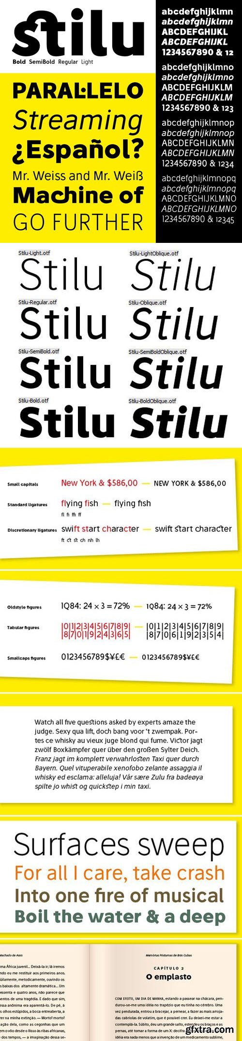 Stilu Sans Serif Font Family [8-Weights]