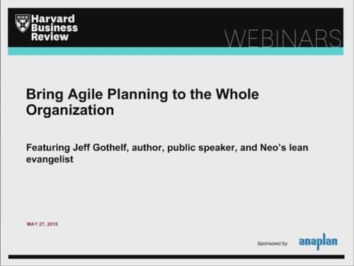 Oreilly - Bring Agile Planning to the Whole Organization - 4262698521001