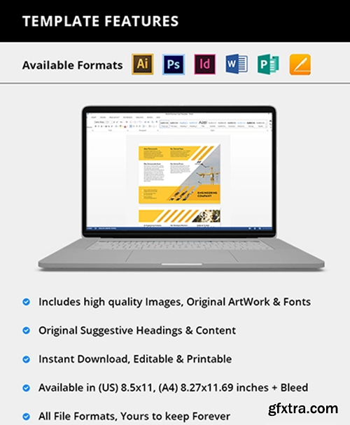 Editable-Engineering-Company-Tri-Fold-Brochure