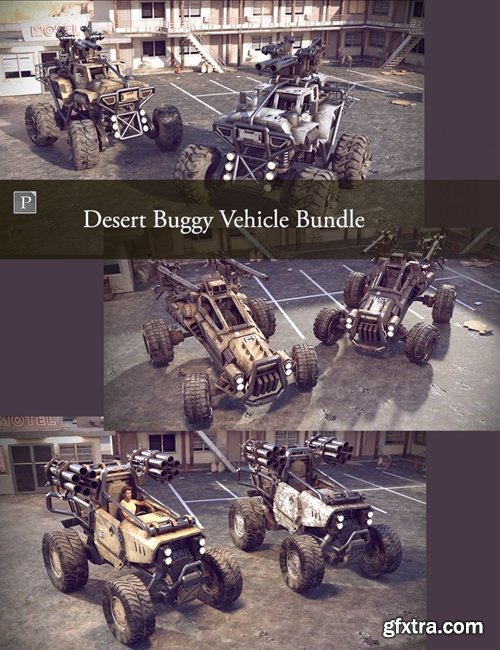 Daz3D - Desert Buggy Vehicle Bundle