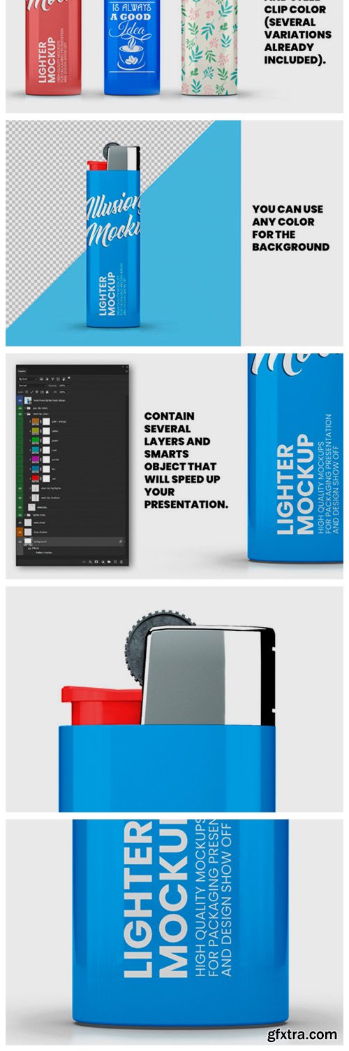 Glossy Lighter Mockup 3894502