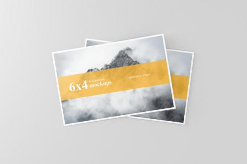 6x4 Event Postcard Mockup Premium PSD