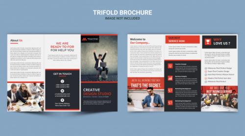 Business Trifold Brochure Premium PSD