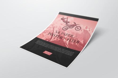 Modern Poster Mockup Premium PSD