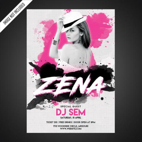 Creative Party Flyer Template Premium PSD