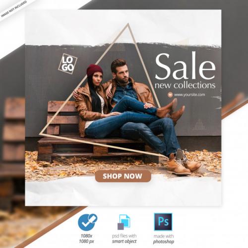 Sale Social Media Web Banners Premium PSD