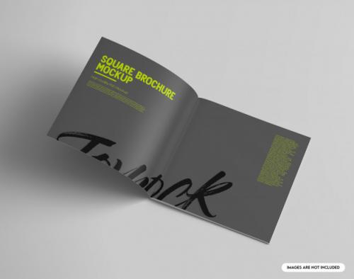 Square Brochure Mockup Premium PSD