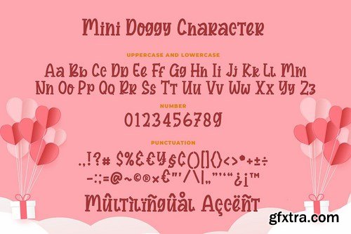 Mini Doggy a Bouncy Serif Font