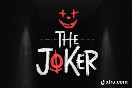 CM - THE JOKER - SVG font  4229780