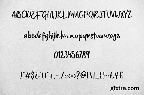 Nuthsell - Handwritten Typeface