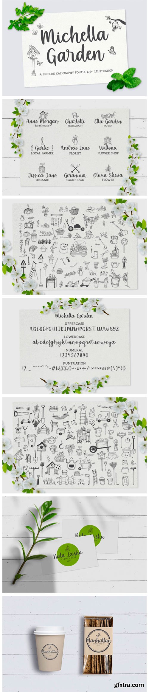 Michella Garden Font