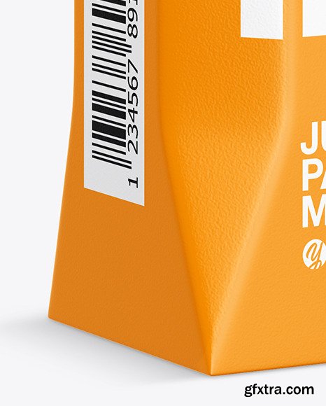 Juice Carton Package Mockup 58794