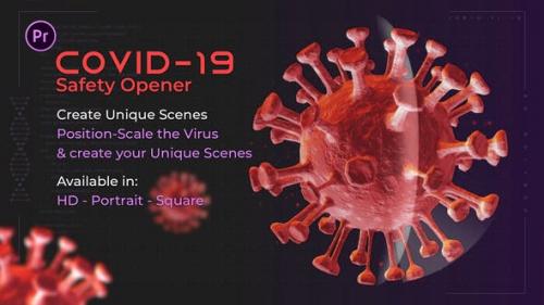 Videohive - Covid-19 Safety Opener for Premiere Pro