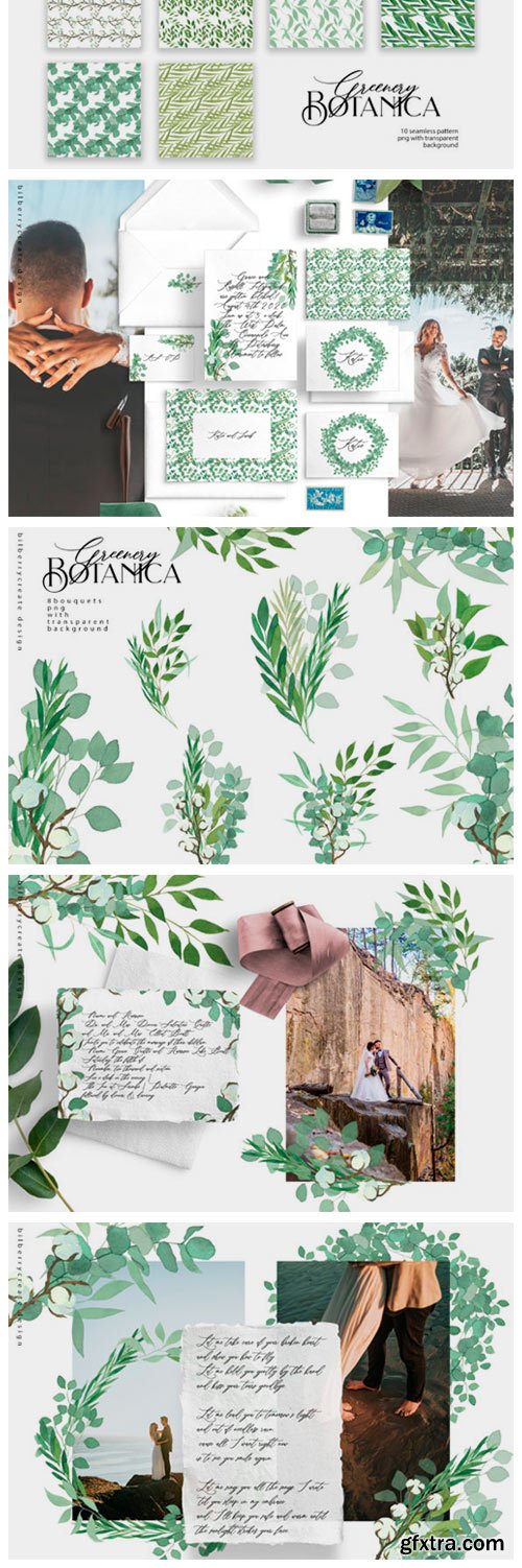 Greenery Botanical Art Set 3382665