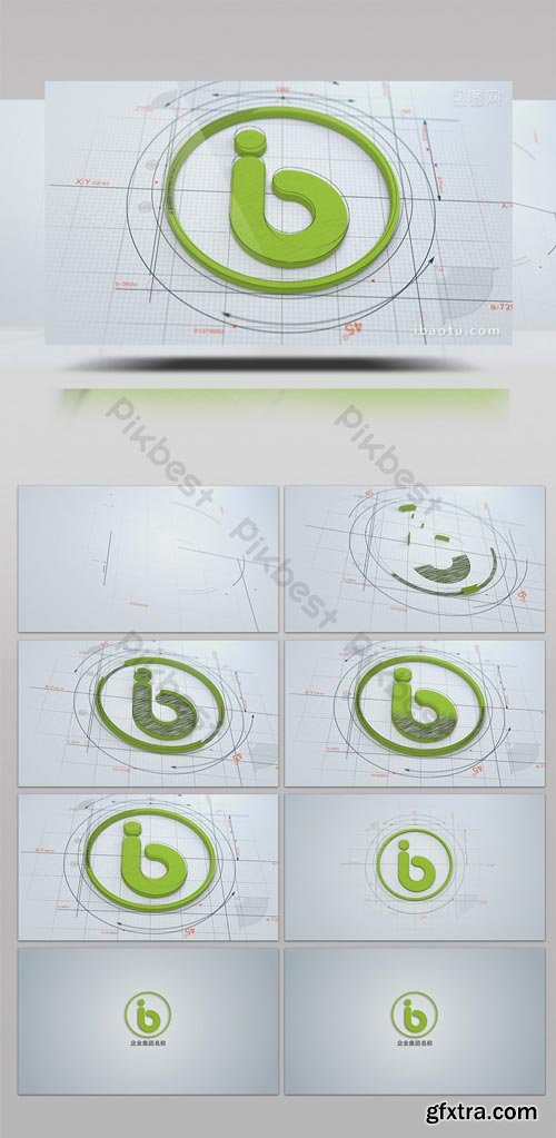 PikBest - Technology sense line LOGO interpretation film AE template - 1113780