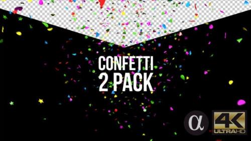 Videohive - Lovely Confetti - 2 Pack