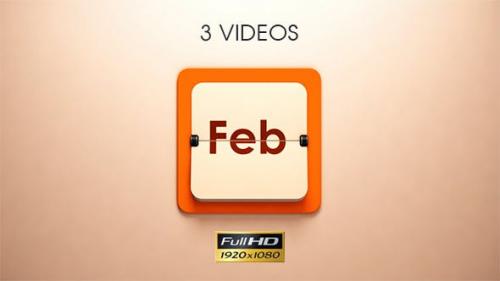 Videohive - Months Countdown - 3 Pack